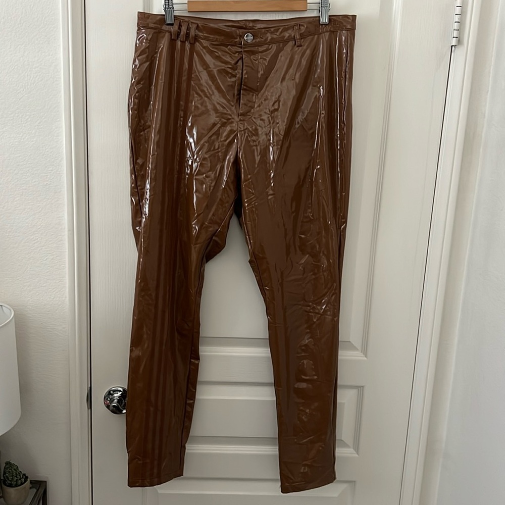 Pleather pants